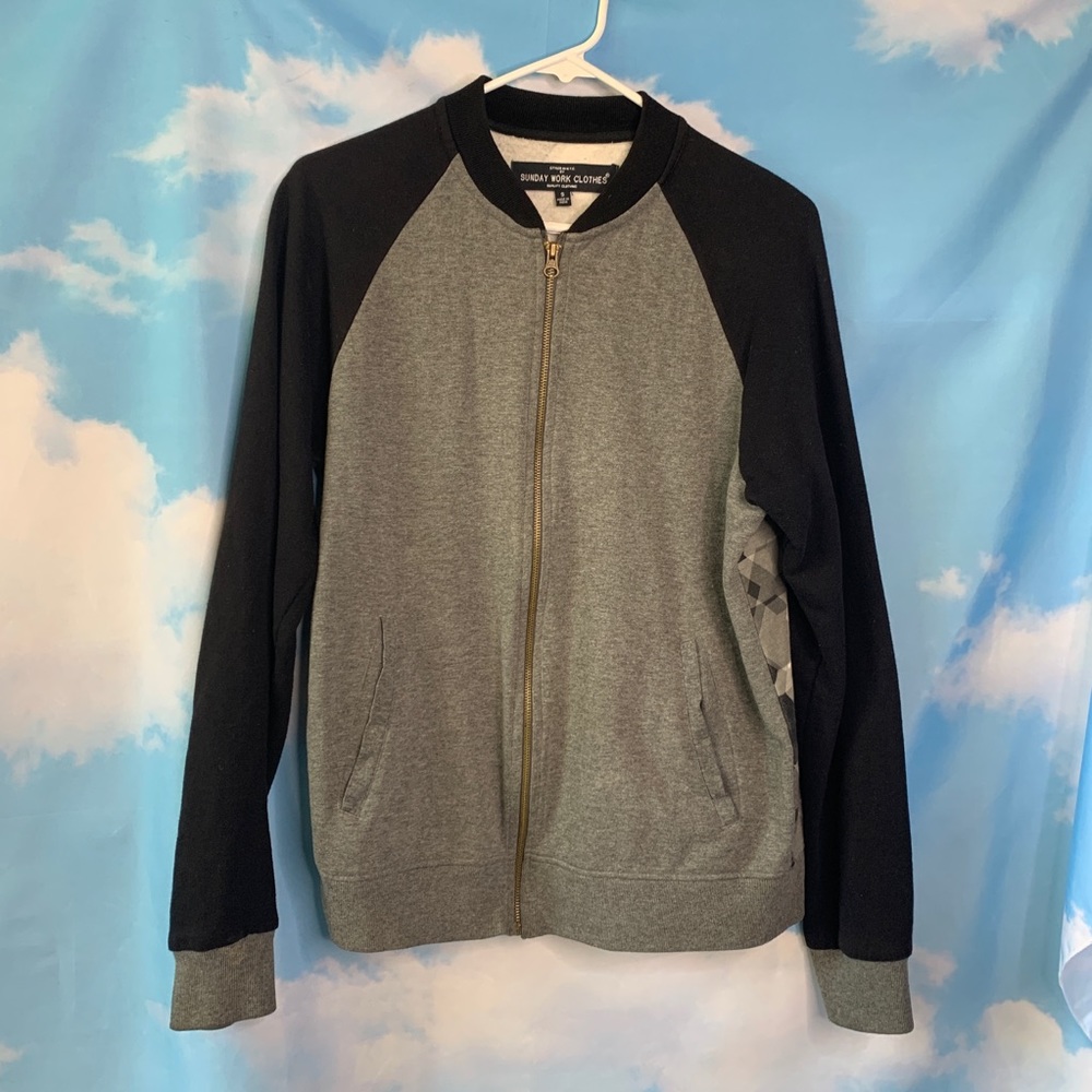 Sunday Work Clothes-Gray & Black Jacket size Small